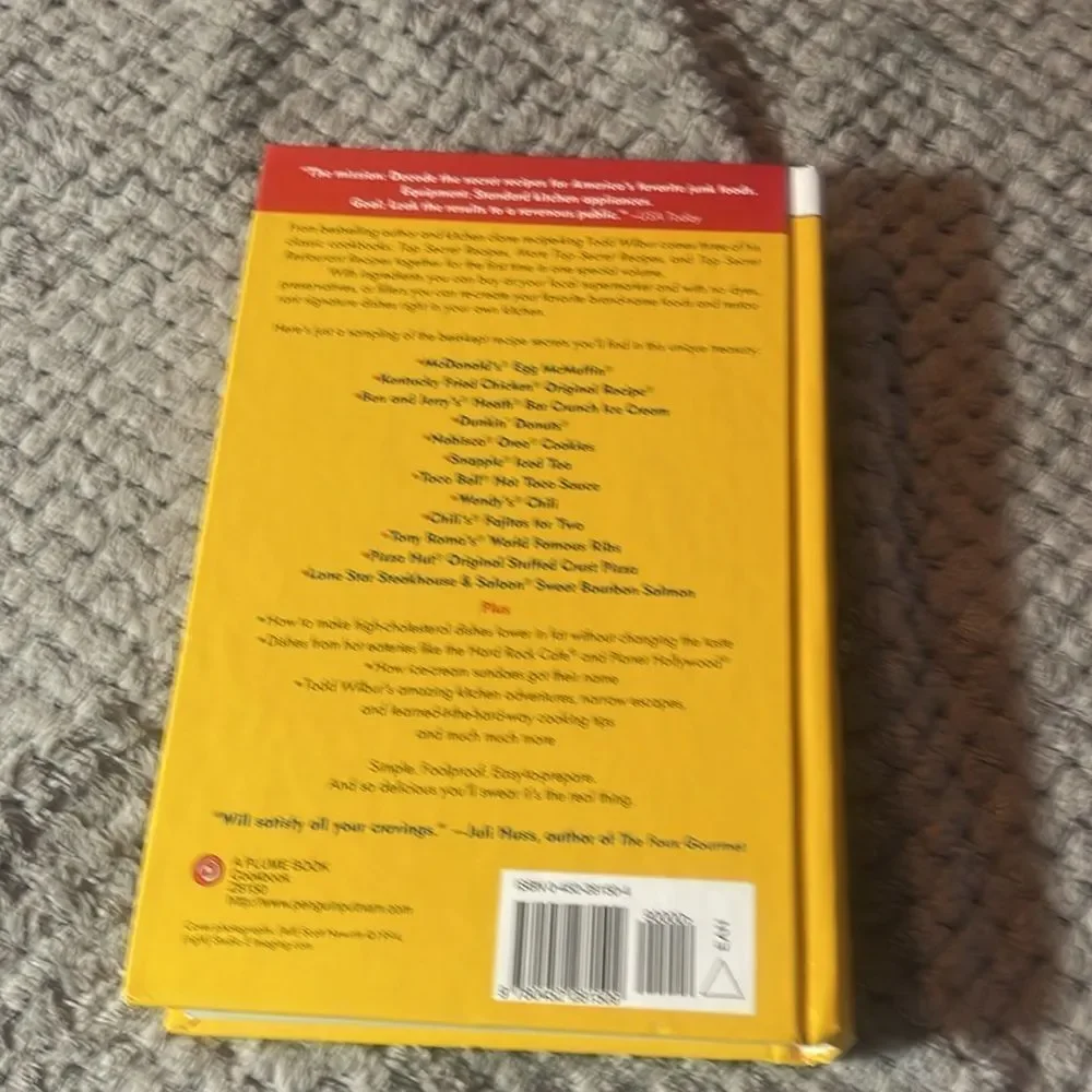 A treasury of top-secret recipes book by Todd Wilbur